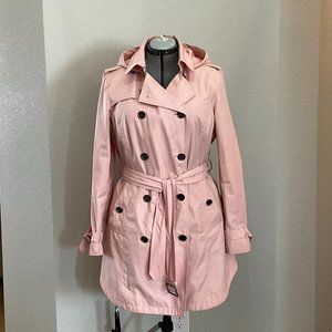 Michael Kors hooded pink raincoat - size XL
